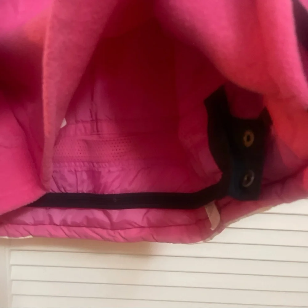 The Children's Place Pink and Cream winter snow  3 in 1 jacket
